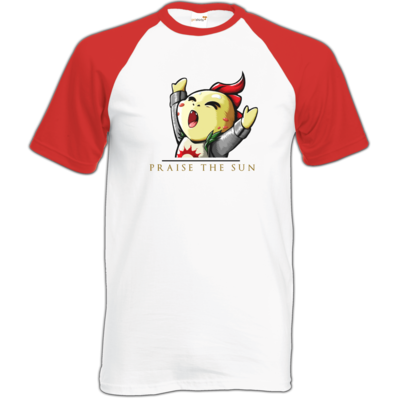 Motiv: Baseball-T FAIR WEAR - Praise Gold - bestimme auf Wunsch Details wie Produkt, Grösse, Farbe und Position selbst ! Motiv: Baseball-T FAIR WEAR - Praise Gold
