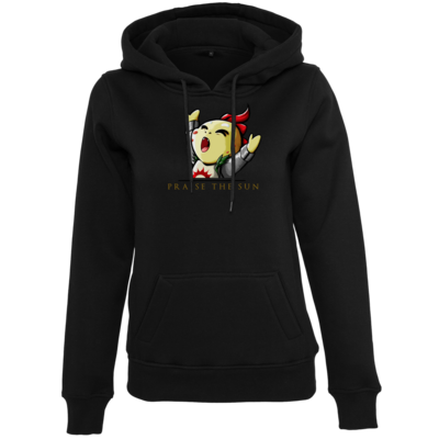 Motiv: Womens Heavy Hoody - Praise Gold - bestimme auf Wunsch Details wie Produkt, Grösse, Farbe und Position selbst ! Motiv: Womens Heavy Hoody - Praise Gold