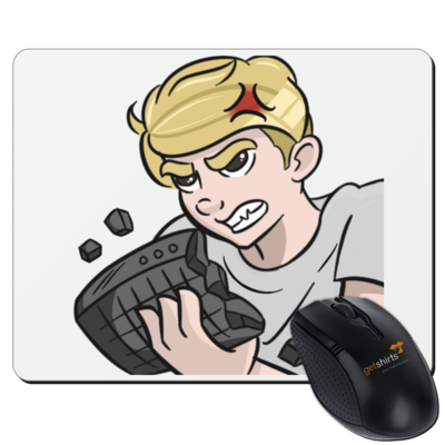 Motiv: Mousepad Textil - Rage - bestimme auf Wunsch Details wie Produkt, Grösse, Farbe und Position selbst ! Motiv: Mousepad Textil - Rage