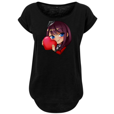 Motiv: Ladies Long Slub Tee - Himeko - bestimme auf Wunsch Details wie Produkt, Grösse, Farbe und Position selbst ! Motiv: Ladies Long Slub Tee - Himeko