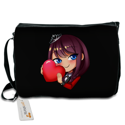 Motiv: Schultertasche - Himeko - bestimme auf Wunsch Details wie Produkt, Grösse, Farbe und Position selbst ! Motiv: Schultertasche - Himeko