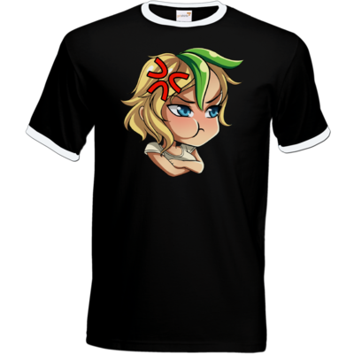 Motiv: T-Shirt Ringer - Momo - bestimme auf Wunsch Details wie Produkt, Grösse, Farbe und Position selbst ! Motiv: T-Shirt Ringer - Momo