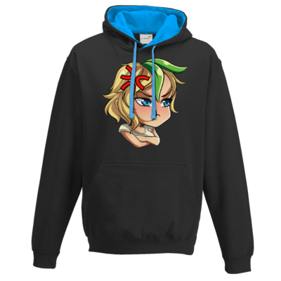 Motiv: Two-Tone Hoodie - Momo - bestimme auf Wunsch Details wie Produkt, Grösse, Farbe und Position selbst ! Motiv: Two-Tone Hoodie - Momo