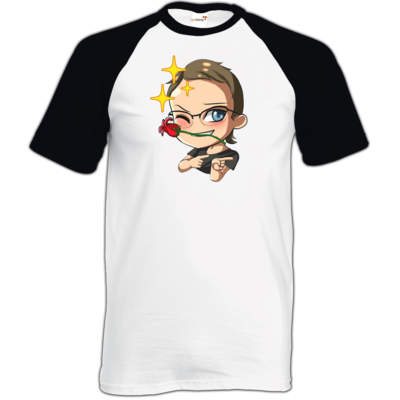 Motiv: TShirt Baseball - Kermit - bestimme auf Wunsch Details wie Produkt, Grösse, Farbe und Position selbst ! Motiv: TShirt Baseball - Kermit