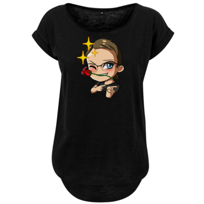 Motiv: Ladies Long Slub Tee - Kermit - bestimme auf Wunsch Details wie Produkt, Grösse, Farbe und Position selbst ! Motiv: Ladies Long Slub Tee - Kermit
