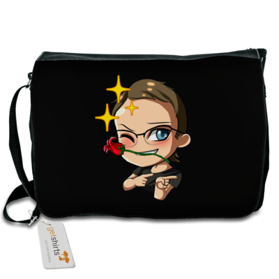 Motiv: Schultertasche - Kermit - bestimme auf Wunsch Details wie Produkt, Grösse, Farbe und Position selbst ! Motiv: Schultertasche - Kermit