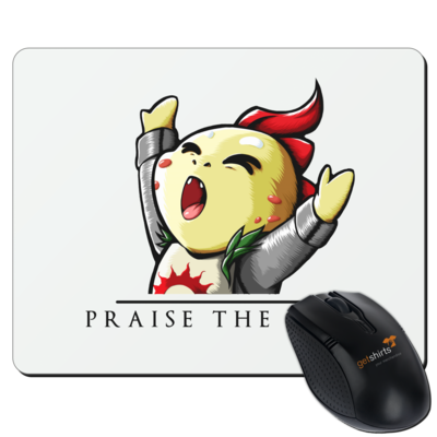 Motiv: Mousepad Textil - Praise Schwarz - bestimme auf Wunsch Details wie Produkt, Grösse, Farbe und Position selbst ! Motiv: Mousepad Textil - Praise Schwarz