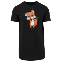 Motiv: Shaped Long Tee - Syrenia - Fox 2 - bestimme auf Wunsch Details wie Produkt, Grösse, Farbe und Position selbst ! Motiv: Shaped Long Tee - Syrenia - Fox 2
