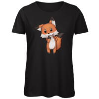 Motiv: Organic Lady T-Shirt - Syrenia - Fox 1 - bestimme auf Wunsch Details wie Produkt, Grösse, Farbe und Position selbst ! Motiv: Organic Lady T-Shirt - Syrenia - Fox 1