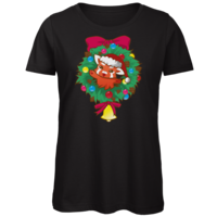 Motiv: Organic Lady T-Shirt - Syrenia - Christmas - bestimme auf Wunsch Details wie Produkt, Grösse, Farbe und Position selbst ! Motiv: Organic Lady T-Shirt - Syrenia - Christmas