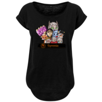 Motiv: Ladies Long Slub Tee - Syrenia - Collage - bestimme auf Wunsch Details wie Produkt, Grösse, Farbe und Position selbst ! Motiv: Ladies Long Slub Tee - Syrenia - Collage