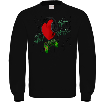 Motiv: Sweatshirt FAIR WEAR - KonsoleBeat - bestimme auf Wunsch Details wie Produkt, Grösse, Farbe und Position selbst ! Motiv: Sweatshirt FAIR WEAR - KonsoleBeat
