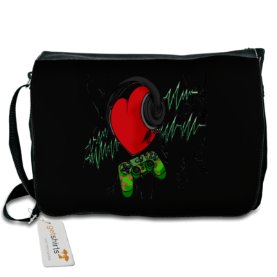 Motiv: Schultertasche - KonsoleBeat - bestimme auf Wunsch Details wie Produkt, Grösse, Farbe und Position selbst ! Motiv: Schultertasche - KonsoleBeat