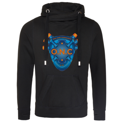 Motiv: Cross Neck Hoodie - O.N.C LOGO - bestimme auf Wunsch Details wie Produkt, Grösse, Farbe und Position selbst ! Motiv: Cross Neck Hoodie - O.N.C LOGO