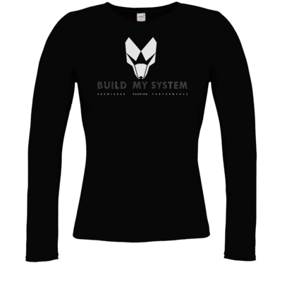 Motiv: Longsleeve Damen Organic - BUILD MY SYSTEM 