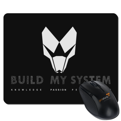 Motiv: Mousepad Textil - BUILD MY SYSTEM 