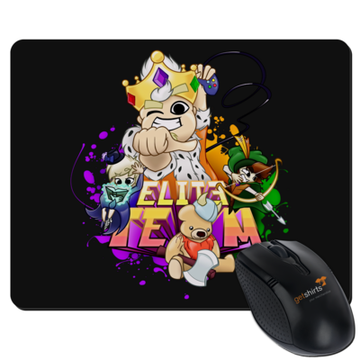 Motiv: Mousepad Textil - ELITETEAM - bestimme auf Wunsch Details wie Produkt, Grösse, Farbe und Position selbst ! Motiv: Mousepad Textil - ELITETEAM