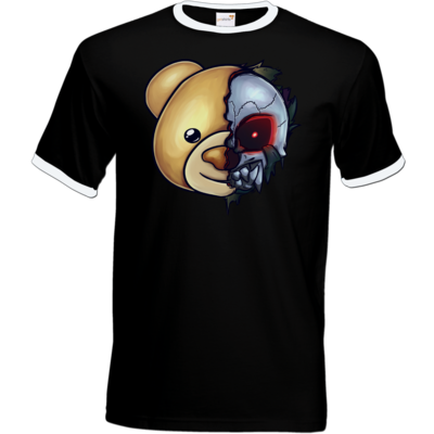 Motiv: T-Shirt Ringer - ARCHISKULL - bestimme auf Wunsch Details wie Produkt, Grösse, Farbe und Position selbst ! Motiv: T-Shirt Ringer - ARCHISKULL