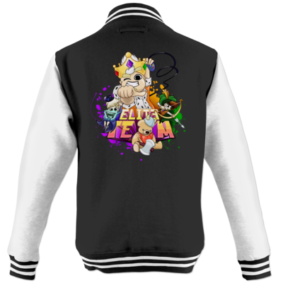 Motiv: College Jacke - ELITETEAM - bestimme auf Wunsch Details wie Produkt, Grösse, Farbe und Position selbst ! Motiv: College Jacke - ELITETEAM