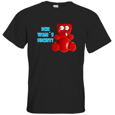 Motiv: T-Shirt Premium FAIR WEAR - Lucky Bär - Ich war´s nicht! T-Shirt - bestimme auf Wunsch Details wie Produkt, Grösse, Farbe und Position selbst ! Motiv: T-Shirt Premium FAIR WEAR - Lucky Bär - Ich war´s nicht! T-Shirt