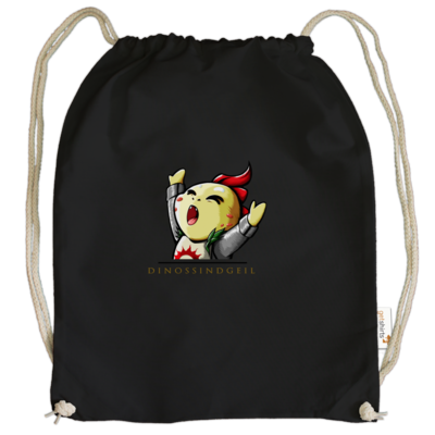 Motiv: Cotton Gymsac - DinosSindGeil - bestimme auf Wunsch Details wie Produkt, Grösse, Farbe und Position selbst ! Motiv: Cotton Gymsac - DinosSindGeil