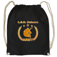 Motiv: Cotton Gymsac - L.S.D. Unicorn Army - bestimme auf Wunsch Details wie Produkt, Grösse, Farbe und Position selbst ! Motiv: Cotton Gymsac - L.S.D. Unicorn Army