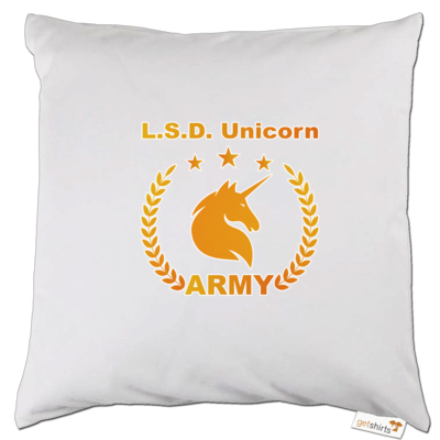 Motiv: Kissen - L.S.D. Unicorn Army - bestimme auf Wunsch Details wie Produkt, Grösse, Farbe und Position selbst ! Motiv: Kissen - L.S.D. Unicorn Army