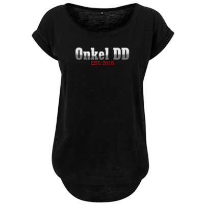 Motiv: Ladies Long Slub Tee - Logo - bestimme auf Wunsch Details wie Produkt, Grösse, Farbe und Position selbst ! Motiv: Ladies Long Slub Tee - Logo