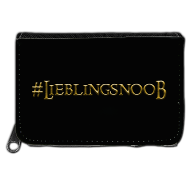 Motiv: Geldboerse - Lieblingsnoob - bestimme auf Wunsch Details wie Produkt, Grösse, Farbe und Position selbst ! Motiv: Geldboerse - Lieblingsnoob