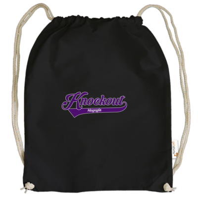 Motiv: Cotton Gymsac - Baseball Logo - bestimme auf Wunsch Details wie Produkt, Grösse, Farbe und Position selbst ! Motiv: Cotton Gymsac - Baseball Logo