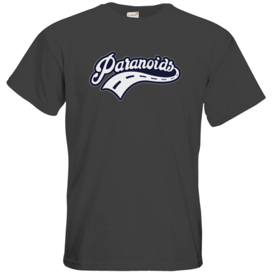 Motiv: T-Shirt Premium FAIR WEAR - Paranoids Navy - bestimme auf Wunsch Details wie Produkt, Grösse, Farbe und Position selbst ! Motiv: T-Shirt Premium FAIR WEAR - Paranoids Navy