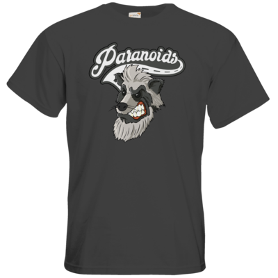 Motiv: T-Shirt Premium FAIR WEAR - Paranoids Logo - bestimme auf Wunsch Details wie Produkt, Grösse, Farbe und Position selbst ! Motiv: T-Shirt Premium FAIR WEAR - Paranoids Logo