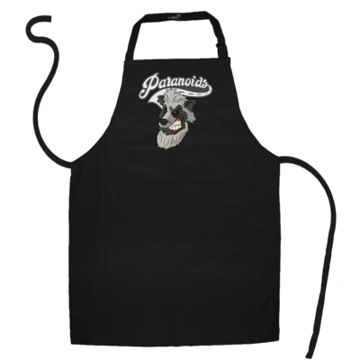 Motiv: Schürze - Paranoids Logo - bestimme auf Wunsch Details wie Produkt, Grösse, Farbe und Position selbst ! Motiv: Schürze - Paranoids Logo