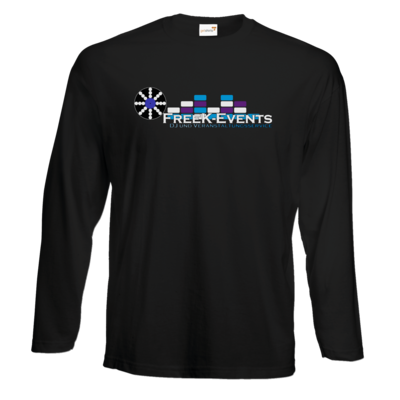 Motiv: Exact 190 Longsleeve FAIR WEAR - FreeK-Events-Logo - bestimme auf Wunsch Details wie Produkt, Grösse, Farbe und Position selbst ! Motiv: Exact 190 Longsleeve FAIR WEAR - FreeK-Events-Logo