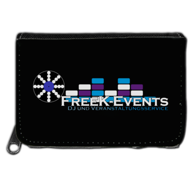 Motiv: Geldboerse - FreeK-Events-Logo - bestimme auf Wunsch Details wie Produkt, Grösse, Farbe und Position selbst ! Motiv: Geldboerse - FreeK-Events-Logo