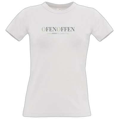 Motiv: T-Shirt Damen Premium FAIR WEAR - Ofen Offen Dein mhhh! für jeden Tag. - bestimme auf Wunsch Details wie Produkt, Grösse, Farbe und Position selbst ! Motiv: T-Shirt Damen Premium FAIR WEAR - Ofen Offen Dein mhhh! für jeden Tag.