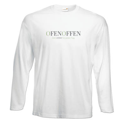 Motiv: Exact 190 Longsleeve FAIR WEAR - Ofen Offen Dein mhhh! für jeden Tag. - bestimme auf Wunsch Details wie Produkt, Grösse, Farbe und Position selbst ! Motiv: Exact 190 Longsleeve FAIR WEAR - Ofen Offen Dein mhhh! für jeden Tag.