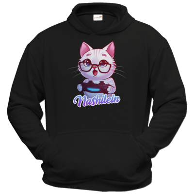 Motiv: Hoodie Classic - Nashi Logo + Schriftzug - bestimme auf Wunsch Details wie Produkt, Grösse, Farbe und Position selbst ! Motiv: Hoodie Classic - Nashi Logo + Schriftzug