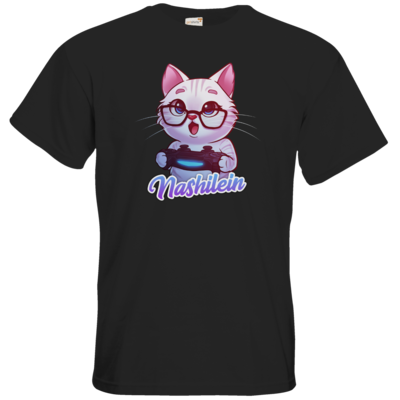Motiv: T-Shirt Premium FAIR WEAR - Nashi Logo + Schriftzug - bestimme auf Wunsch Details wie Produkt, Grösse, Farbe und Position selbst ! Motiv: T-Shirt Premium FAIR WEAR - Nashi Logo + Schriftzug