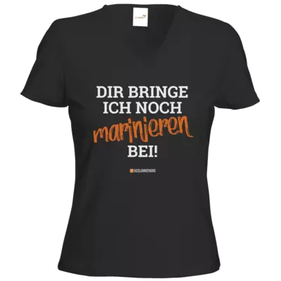Motiv: T-Shirts Damen V-Neck FAIR WEAR - Marinieren bei bringen! - bestimme auf Wunsch Details wie Produkt, Grösse, Farbe und Position selbst ! Motiv: T-Shirts Damen V-Neck FAIR WEAR - Marinieren bei bringen!