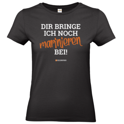 Motiv: T-Shirt Damen Premium FAIR WEAR - Marinieren bei bringen! - bestimme auf Wunsch Details wie Produkt, Grösse, Farbe und Position selbst ! Motiv: T-Shirt Damen Premium FAIR WEAR - Marinieren bei bringen!
