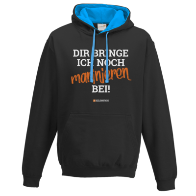 Motiv: Two-Tone Hoodie - Marinieren bei bringen! - bestimme auf Wunsch Details wie Produkt, Grösse, Farbe und Position selbst ! Motiv: Two-Tone Hoodie - Marinieren bei bringen!