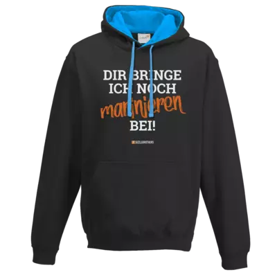 Motiv: Two-Tone Hoodie - Marinieren bei bringen! - bestimme auf Wunsch Details wie Produkt, Grösse, Farbe und Position selbst ! Motiv: Two-Tone Hoodie - Marinieren bei bringen!