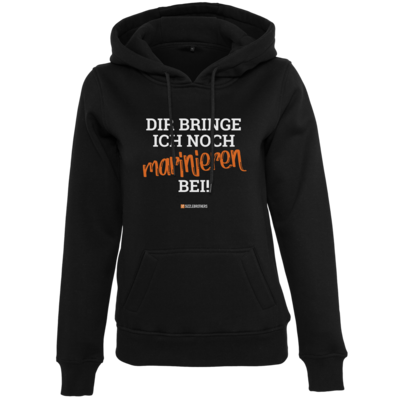 Motiv: Womens Heavy Hoody - Marinieren bei bringen! - bestimme auf Wunsch Details wie Produkt, Grösse, Farbe und Position selbst ! Motiv: Womens Heavy Hoody - Marinieren bei bringen!