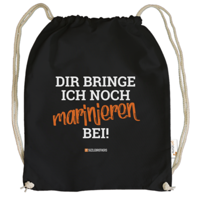 Motiv: Cotton Gymsac - Marinieren bei bringen! - bestimme auf Wunsch Details wie Produkt, Grösse, Farbe und Position selbst ! Motiv: Cotton Gymsac - Marinieren bei bringen!
