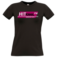 Motiv: T-Shirt Damen Premium FAIR WEAR - Hitkanal.FM 