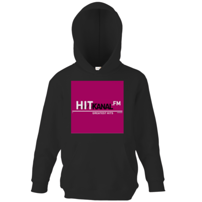 Motiv: Kids Hooded Sweat - Hitkanal.FM - bestimme auf Wunsch Details wie Produkt, Grösse, Farbe und Position selbst ! Motiv: Kids Hooded Sweat - Hitkanal.FM