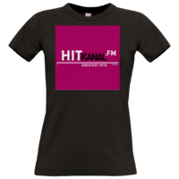 Motiv: T-Shirt Damen Premium FAIR WEAR - Hitkanal.FM 