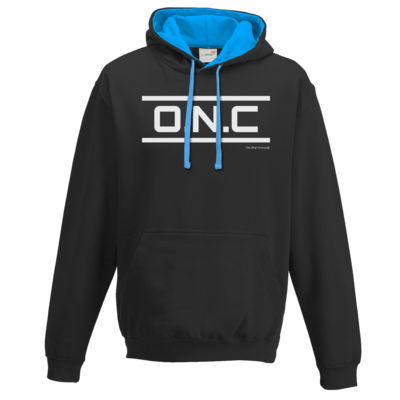 Motiv: Two-Tone Hoodie - ONC Schriftzug - bestimme auf Wunsch Details wie Produkt, Grösse, Farbe und Position selbst ! Motiv: Two-Tone Hoodie - ONC Schriftzug