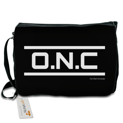 Motiv: Schultertasche - ONC Schriftzug - bestimme auf Wunsch Details wie Produkt, Grösse, Farbe und Position selbst ! Motiv: Schultertasche - ONC Schriftzug